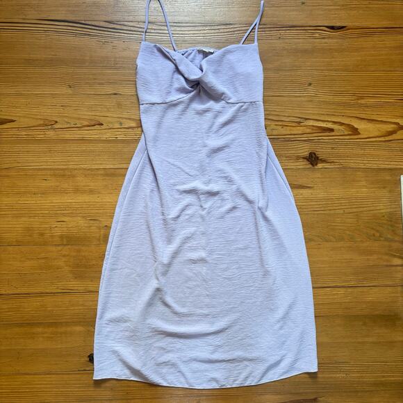 See You Monday light purple sleeveless midi slip dress SIZE L - Picture 1 of 5